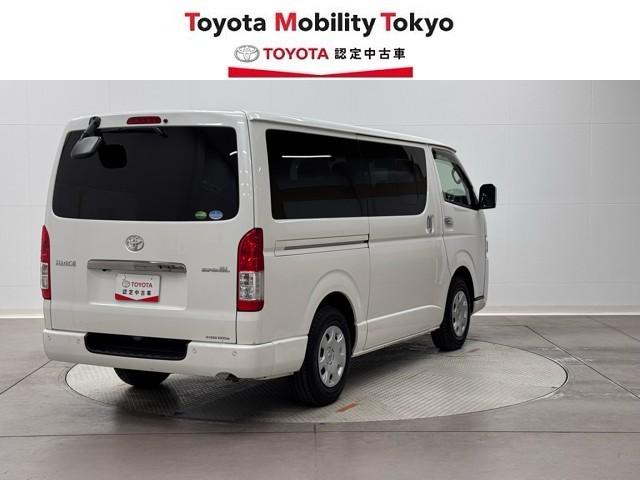 ハイエースバン スーパーＧＬ　ダークプライムＩＩ　衝突回避システム　運転席助手席エアバック　ＥＳＣ　ドライブレコーダー付　フルフラット　スマートエントリー　ＬＥＤライト　地デジ　エアコン　パワーウィンドウ　エアバック　キーレスエントリー　ＥＴＣ付き（2枚目）