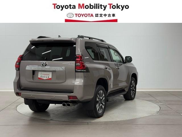 ランドクルーザープラド TX Lパッケージ サンル-フ 横滑り防止機能 Bカメ ナビTV 衝突被害軽減 アルミ 運転席パワーシート フルタイム4WD 本皮シート クルコン メモリーナビ ETC車載器 フルセグ地デジTV キーフリー ABS(2枚目)