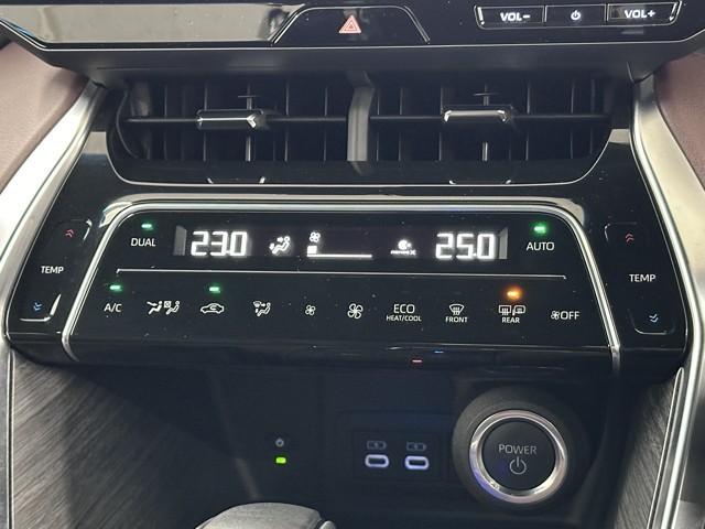 ハリアーハイブリッド Z レザーパッケージ ナビTV エアロ 寒冷地仕様 AC100V電源 LEDライト 本革 エアコン 横滑り防止 ドラレコ付 クルーズコントロール Pシート ガラスルーフ メディアプレイヤー接続 キーレスエントリー アルミ(9枚目)