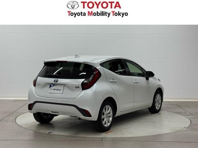 アクア X 踏み間違い防止 100V イモビ ドライブレコーダー ナビ 点検記録簿 LEDヘッドライト スマートキー 横滑り防止機能 キーレスエントリー アルミホイール オートクルーズ オートエアコン ETC(2枚目)