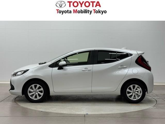 アクア X 踏み間違い防止 100V イモビ ドライブレコーダー ナビ 点検記録簿 LEDヘッドライト スマートキー 横滑り防止機能 キーレスエントリー アルミホイール オートクルーズ オートエアコン ETC(3枚目)