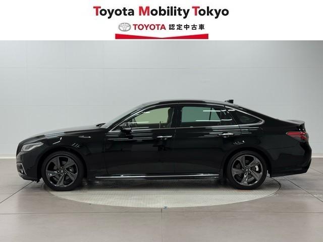 クラウンハイブリッド RS リミテッド LEDヘッドライト サイドエアバッグ 盗難防止システム Pシート Bカメラ エアバッグ 本革シート DVD ABS クルーズコントロール キーレス フルセグ スマートキー アルミホイール メモリーナビ(3枚目)