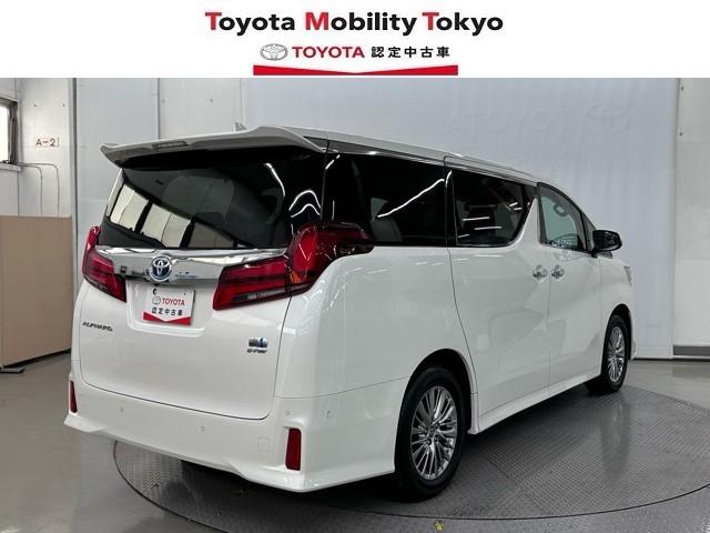 アルファードハイブリッド ＳＲ　Ｃパッケージ　点検記録簿　サンル－フ　バックモニター　オートエアコン　ＬＥＤ　横滑り防止機能　ＡＢＳ　イモビ　ＡＣ１００Ｖ電源　アルミ　ドライブレコーダー　ナビ＆ＴＶ　４ＷＤ　ミュージックプレイヤー接続可　Ｐシート（2枚目）