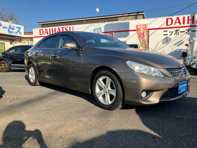 マークＸ ２５０Ｇ　リラックスセレクション　ワンオーナー　禁煙車　記録簿　ドライブレコーダー　パワーシート　スマートキー　スペアキー　ＣＤ　フルフラット（5枚目）