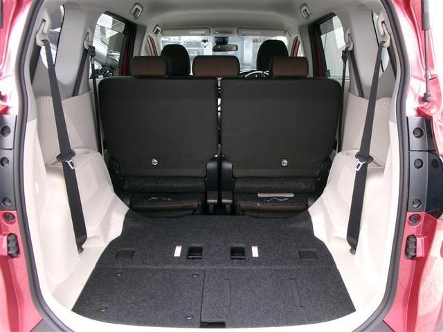 ３列目を２列目シート下に格納した状態です。