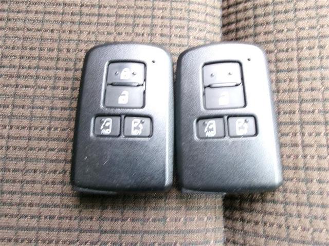 キーを取り出さずにドアを施錠＆解錠。クルマの始動も可能です。