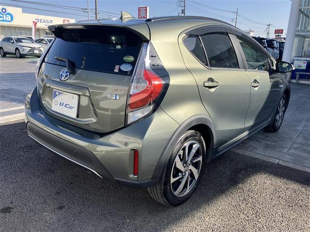 アクア クロスオーバー グラム セキュリティアラーム 点検記録簿 DVD再生 LEDヘッドランプ バックカメラ ワンオーナー メモリーナビ ETC ドラレコ アルミ ナビ&TV 横滑り防止 キーレス エアバック オートエアコン(9枚目)