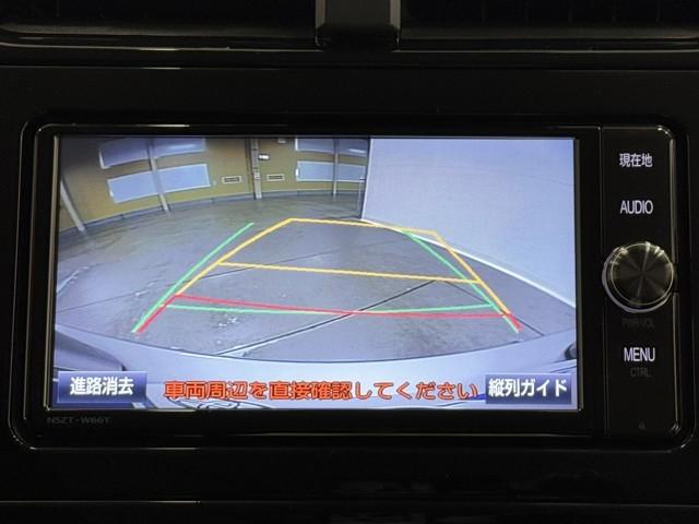 プリウス Ａ　衝突軽減ブレーキシステム　ナビ　Ｂモニタ　記録簿有　ＬＥＤヘッド　ブラインドスポットモニター　クルーズコントロール　スマートキー　Ｉストップ　ドライブレコーダー　ＥＴＣ　アルミホイル　オートエアコン（6枚目）