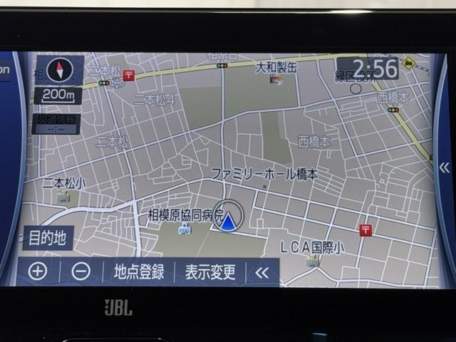 ハリアー Ｚ　衝突軽減　ナビ　バックモニター　運転席パワーシート　横滑防止装置　ヘッドライトＬＥＤ　１９インチアルミホイール　点検記録簿　Ｗエアバッグ　パワーバックドア　ドラレコ付き　スマートキ－　サイドエアバッグ（5枚目）