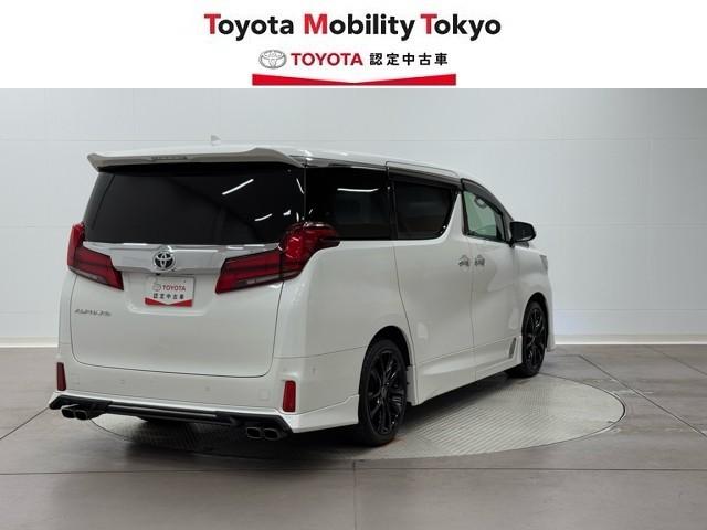 アルファード 2.5S Cパッケージ 衝突軽減 ナビ 後席モニター パノラミックビュー 両電動ドア 地デジ TRDエアロ マフラー 定期点検記録簿 DVD再生可能 サンルーフ クルコン AC100V電源 ETC車載器 スマートキー(2枚目)