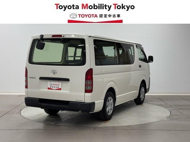 ハイエースバン ロングＤＸ　衝突軽減　ＩＣＳ　リモコンキー　パワーウィンドウ　運転席エアバッグ　横滑り防止　整備点検記録簿　イモビ付　エアコン　ＡＢＳ　キーレス　ＥＴＣ付　ドライブレコーダー（2枚目）