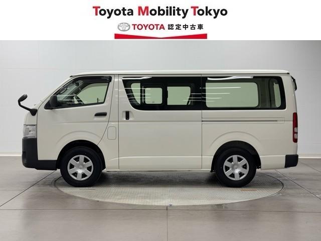 ハイエースバン ロングＤＸ　衝突軽減　ＩＣＳ　リモコンキー　パワーウィンドウ　運転席エアバッグ　横滑り防止　整備点検記録簿　イモビ付　エアコン　ＡＢＳ　キーレス　ＥＴＣ付　ドライブレコーダー（3枚目）