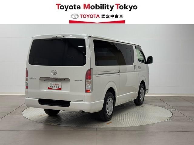 ハイエースバン スーパーＧＬ　ダークプライムＩＩ　衝突回避システム　運転席助手席エアバック　ＥＳＣ　ドライブレコーダー付　フルフラット　スマートエントリー　ＬＥＤライト　地デジ　エアコン　パワーウィンドウ　エアバック　キーレスエントリー　ＥＴＣ付き（2枚目）