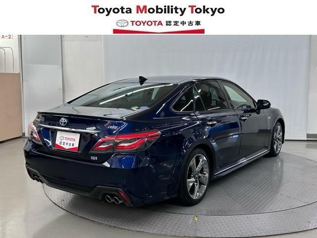 クラウンハイブリッド ＲＳアドバンス　衝突被害軽減ブレーキ　車検整備付　ドラレコ付　パノラマモニター　２．０ＥＴＣ　Ｂｌｕｅｔｏｏｔｈ対応　クルーズＣ　ＡＣ１００Ｖ　アイドリングストップ　セキュリティーアラーム　インテリキー　車線逸脱警報（5枚目）