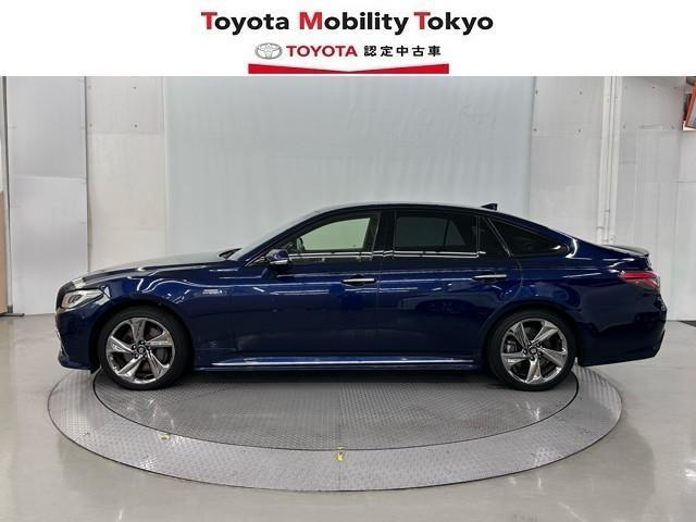 クラウンハイブリッド ＲＳアドバンス　衝突被害軽減ブレーキ　車検整備付　ドラレコ付　パノラマモニター　２．０ＥＴＣ　Ｂｌｕｅｔｏｏｔｈ対応　クルーズＣ　ＡＣ１００Ｖ　アイドリングストップ　セキュリティーアラーム　インテリキー　車線逸脱警報（6枚目）