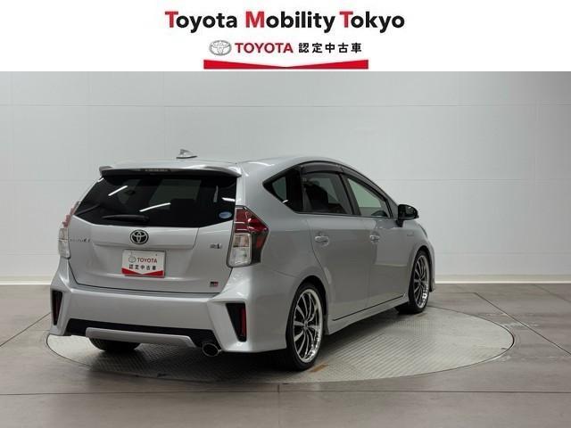 プリウスアルファ Ｓツーリングセレクション・ＧＲスポーツ　トヨタ認定中古車　車検整備付　Ｂｌｕｅｔｏｏｔｈ　ＥＴＣ車載器　ＨＤＭＩ　アイドリングストップ　メモリーナビ　スートキー　アルパイン製ナビ　地デジ　ＬＥＤヘッドライト　横滑り防止機能　ＵＳＢ（5枚目）