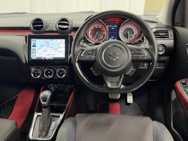 スイフトスポーツ ベースグレード　衝突被害軽減ブレーキ　メモリーナビゲーション　全周囲カメラ　Ｂｌｕｅｔｏｏｔｈ対応　ドラレコ　ＥＴＣ付き　ＬＥＤヘットランプ　横滑り防止システム　セキュリティ　シ－トヒ－タ－　クリアランスソナ　ＡＢＳ（7枚目）