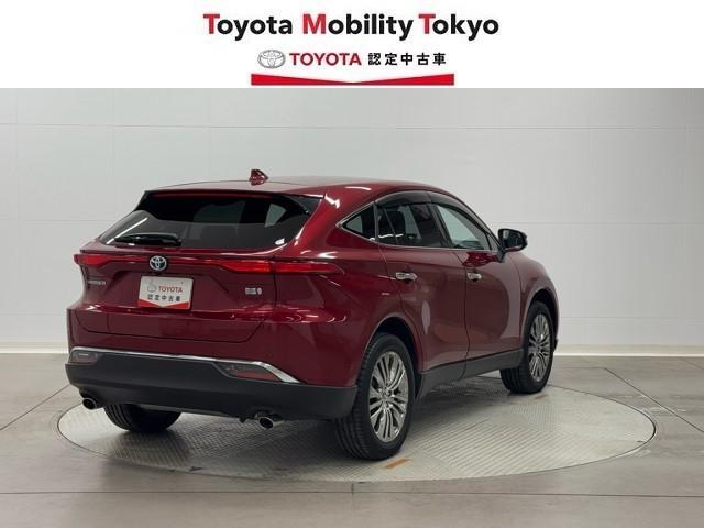 ハリアーハイブリッド Ｚ　トヨタ認定中古車　運転支援機能　衝突被害軽減　ＬＥＤヘッドライト　Ｂモニタ　ナビＴＶ　１オーナ　スマートキー　Ｂｌｕｅｔｏｏｔｈ　盗難防止システム　ＥＴＣ２．０　レーダークルーズ　１年間走行無制限保証（4枚目）