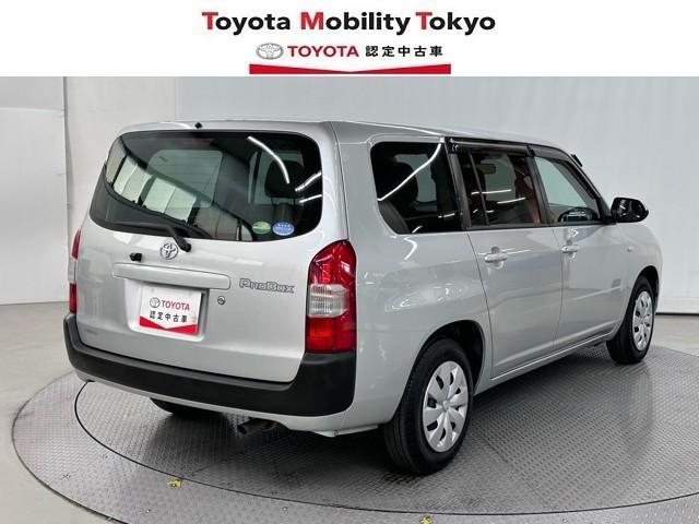 プロボックス Ｆ　トヨタ認定中古車　運転支援機能　衝突被害軽減ブレーキ　車検整備付　Ｂｌｕｅｔｏｏｔｈ　ミュージックプレイヤー接続可　ドライブレコーダー　ＥＴＣ　ＡＢＳ　メモリーナビ　バックモニター　リモコンキー（4枚目）