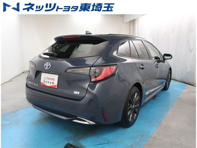 カローラツーリング ハイブリッド　ダブルバイビー　社用車　１０．５型ディスプレイオーディオ　バックカメラ　シートヒーター　ブラインドスポットモニター　レーダークルーズコントロール　クリアランスソナー　衝突被害軽減　オートハイビーム　ＥＴＣ２．０（7枚目）