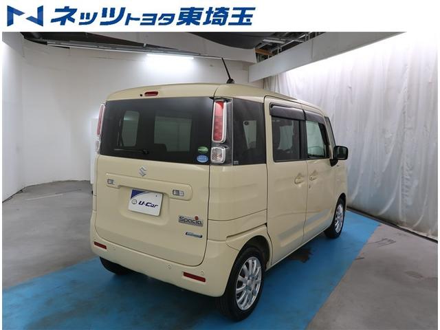 スペーシア ハイブリッドＧ　ＣＤチューナー　衝突被害軽減システム　コーナーセンサー　スマートキー　オートライト　オートエアコン　ベンチシート（7枚目）