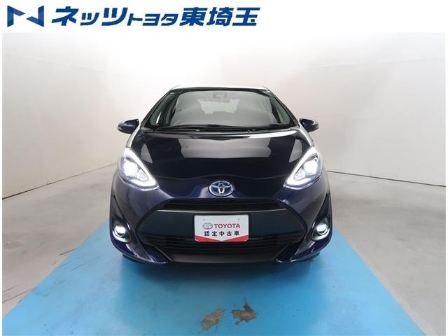 アクア Sスタイルブラック SDナビ バックカメラ 衝突被害軽減システム ドラレコ スマートキー LEDヘッドライト ETC 車線逸脱警報 オートライト オートエアコン Bluetooth CD DVD再生(5枚目)