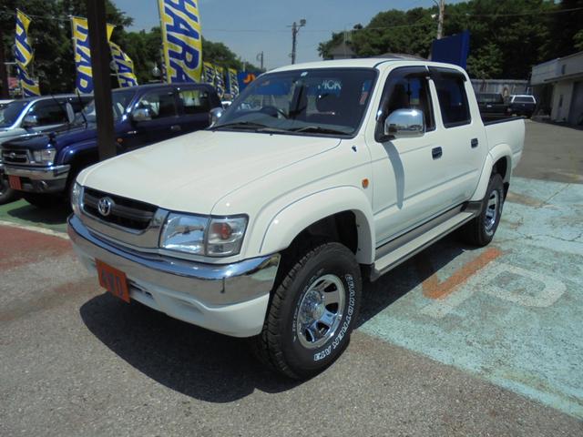 ダブルキャブ ワイド 4WD 新品タイヤ 荷台ライナー加工(6枚目)