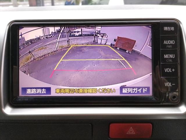 ハイエースバン ロングスーパーＧＬ　バックカメラ　ナビ　ＴＶ　レーンアシスト　衝突被害軽減システム　両側スライドドア　オートマチックハイビーム　オートライト　ＬＥＤヘッドランプ　キーレスエントリー　電動格納ミラー（6枚目）