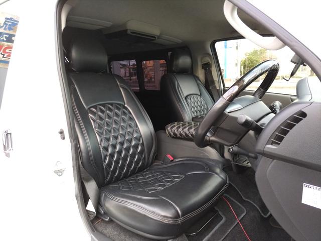 ハイエースバン ロングスーパーGL ダークプライム ETC バックカメラ ナビ TV 両側スライドドア オートライト スマートキー 電動格納ミラー 後席モニター アルミホイール Bluetooth エアコン(30枚目)