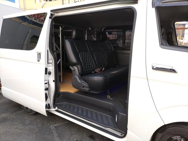 ハイエースバン ロングスーパーGL ダークプライム ETC バックカメラ ナビ TV 両側スライドドア オートライト スマートキー 電動格納ミラー 後席モニター アルミホイール Bluetooth エアコン(41枚目)