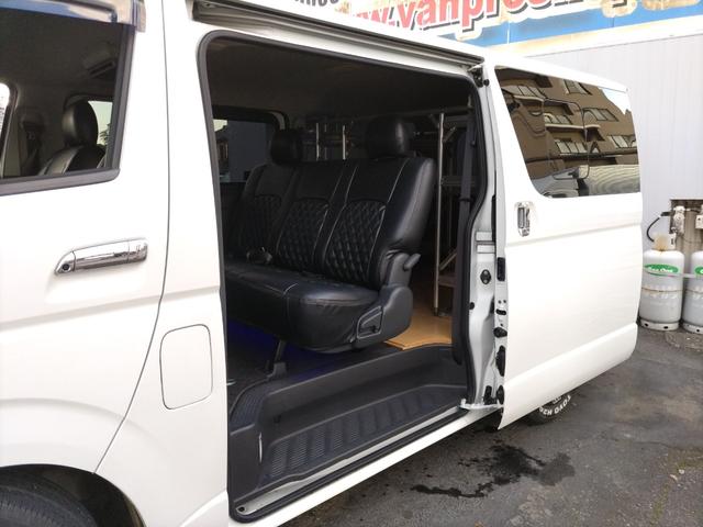 ハイエースバン ロングスーパーGL ダークプライム ETC バックカメラ ナビ TV 両側スライドドア オートライト スマートキー 電動格納ミラー 後席モニター アルミホイール Bluetooth エアコン(42枚目)