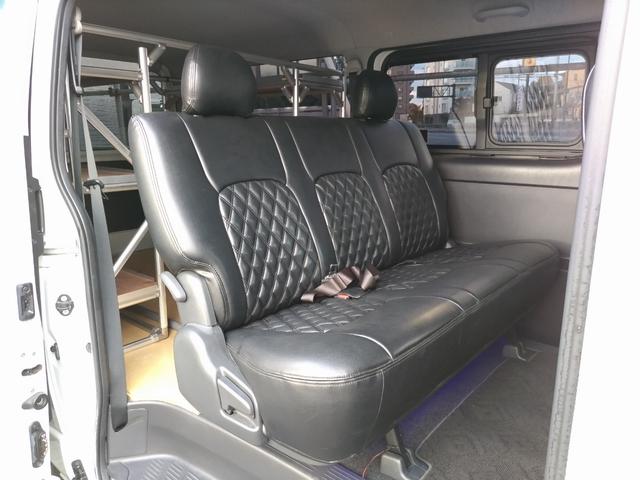 ハイエースバン ロングスーパーGL ダークプライム ETC バックカメラ ナビ TV 両側スライドドア オートライト スマートキー 電動格納ミラー 後席モニター アルミホイール Bluetooth エアコン(63枚目)