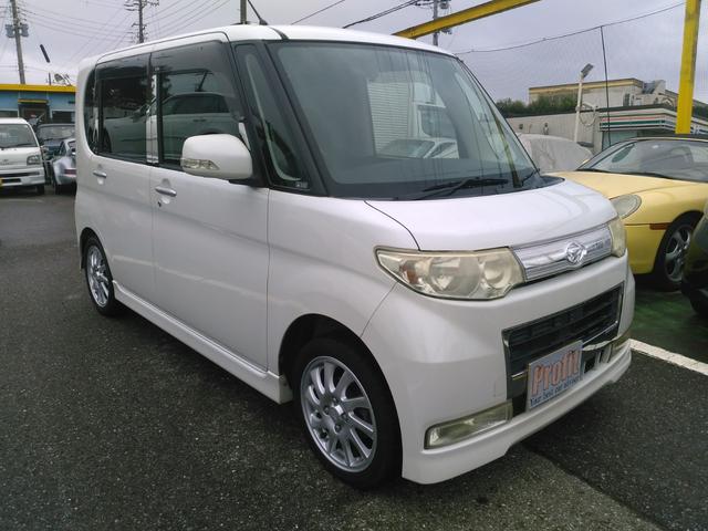 タント カスタムRS ターボ スマートキー 片側パワースライドドア 純正エアロ 純正AW(6枚目)