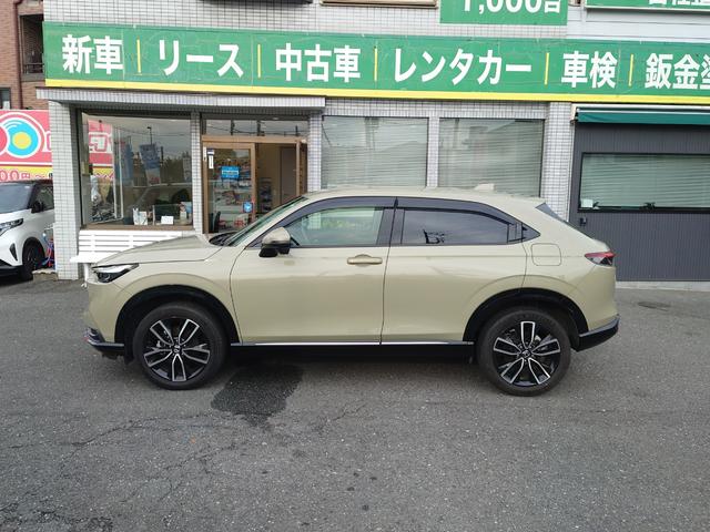 ヴェゼル e:HEV Z LDA 衝突回避支援ブレーキ機能 スマキ Pトランク フルオートエアコン オートLED エアバッグ 両席エアバック パワーウィンドウ LEDランプ ソナー クルーズC キーレスエントリー シートヒータ(3枚目)