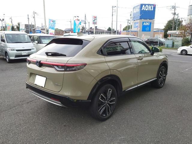 ヴェゼル e:HEV Z LDA 衝突回避支援ブレーキ機能 スマキ Pトランク フルオートエアコン オートLED エアバッグ 両席エアバック パワーウィンドウ LEDランプ ソナー クルーズC キーレスエントリー シートヒータ(6枚目)