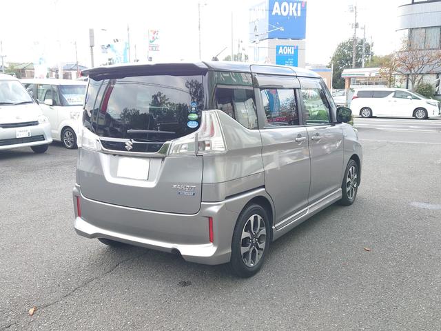 ソリオバンディット ハイブリッドMV 盗難防止 アイスト スマ-トキ- サイドエアバッグ オートクルーズ 運転席側シートヒーター 横滑防止装置 LEDライト パワーウィンドウ Aライト フルフラット 安全ボディ ウォークスルー AC(5枚目)