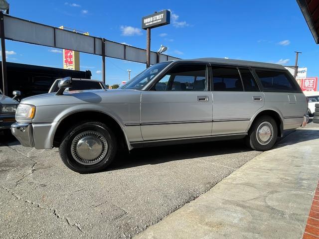 クラウンステーションワゴン スーパーデラックス メッキバンパー仕様 バンゲート グラントステアリング フェンダーミラー 7人乗りサードシート付 ETC 保証付(2枚目)