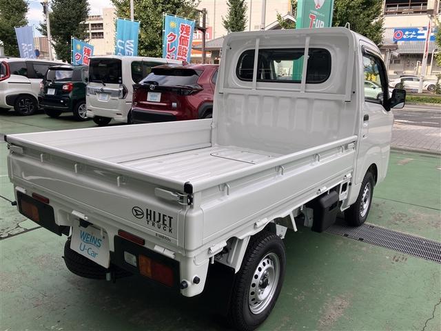 ハイゼットトラック スタンダード　２人乗り　走行４キロ　未使用車　エアコン　パワステ　衝突軽減ブレーキ　踏み間違い防止措置（4枚目）