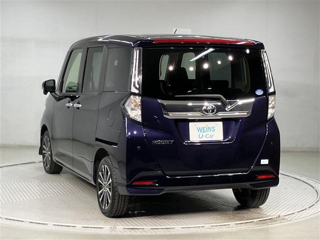 ルーミー カスタムＧ－Ｔ　５人乗り　３８０００キロ　全周囲カメラ　ナビ＆フルセグＴＶ　Ｂｌｕｅｔｏｏｔｈ　　　ＤＶＤ再生可　ＥＴＣ　　アルミホイール　ＬＥＤヘッドライト　衝突軽減ブレーキ衝突軽減ブレーキ　踏み間違い防止措置（4枚目）