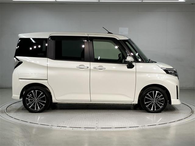 ルーミー カスタムG-T 5人乗り 10000キロ 全周囲カメラ ナビ&フルセグTV Bluetooth スマートキー アルミホイール LEDヘッドライト ETC ワンオーナー 両側電動スライドドア 衝突軽減ブレーキ(3枚目)