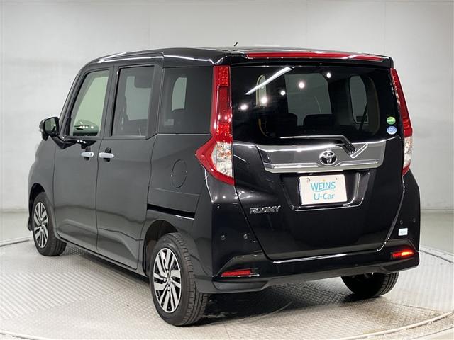 ルーミー カスタムG 5人乗り 33000キロ ナビ&フルセグTV Bluetooth DVD再生可 スマートキー 両側電動スライドドア アルミホイール 定期点検記録簿 ワンオーナー クルーズコントロール 衝突軽減ブレ(4枚目)