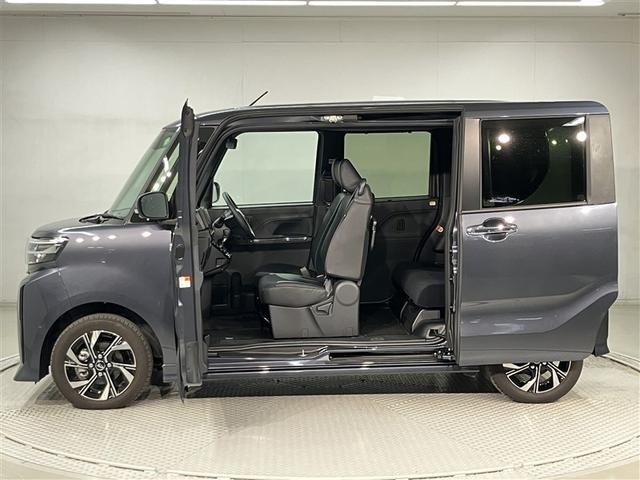 タント カスタムＸ　４人乗り　３０００キロ　シートヒーター　ＬＥＤヘッドライト　アルミホイール　スマートキー　衝突軽減ブレーキ　車線逸脱警報　踏み間違い防止措置　エアバッグ　ＡＢＳ（3枚目）