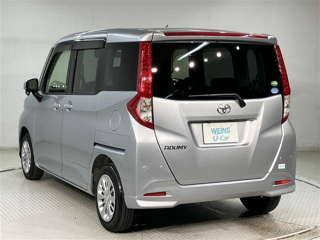 ルーミー Ｇ　追突軽減ブレーキ　パワステ　Ａストップ　オートクルーズコントロール　Ｒカメラ　記録簿付　１セグＴＶ　横滑り防止システム　ウォークスルー　エアバック　セキュリティーアラーム　パワーウィンドウ　ナビ＆ＴＶ（4枚目）