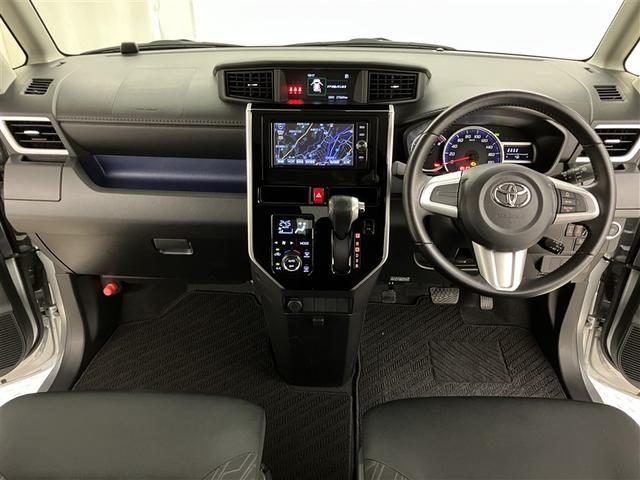 ルーミー カスタムG S 衝突軽減ブレーキシステム 地デジTV スマートキ- 整備記録簿 両側電動D イモビライザー ドラレコ付き LEDライト 1オナ Bモニター パワステ VSC クルコン DVD視聴 ETC ナビTV(5枚目)