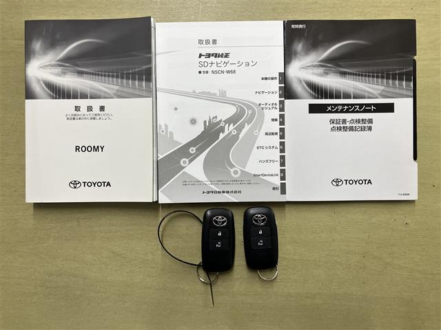 ルーミー Ｘ　左オートスライド　ＡＣ　ＶＳＣ　ＰＷ　ＷエアＢ　ワンオーナ　イモビライザー　パワーステアリング　エアバッグ　バックモニター　アイドルストップ　メディアプレイヤー接続　キーレスエントリー　ナビＴＶ（18枚目）