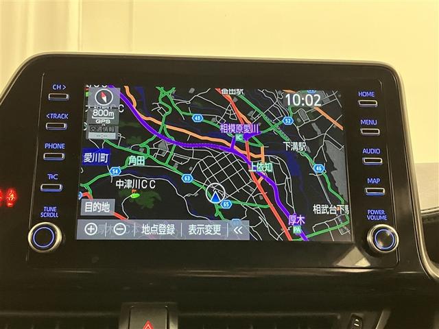 C-HR G モード ネロ セーフティプラスIII プリクラッシュセーフティ 盗難防止装置 LEDヘッドライト キーレス 半革 クルコン 定期点検記録簿 メモリーナビ スマートキー ミュージックプレイヤー接続可 ナビ ワンオーナー バックカメラ(7枚目)