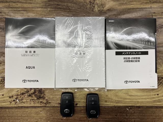 アクア G ワンオーナ VSC 衝突軽減ブレーキ メモリナビ バックモニター LED クルーズコントロール スマートキー ETC車載器 AC100V ドライブレコーダー ナビ パワーウィンドウ イモビライザー(20枚目)