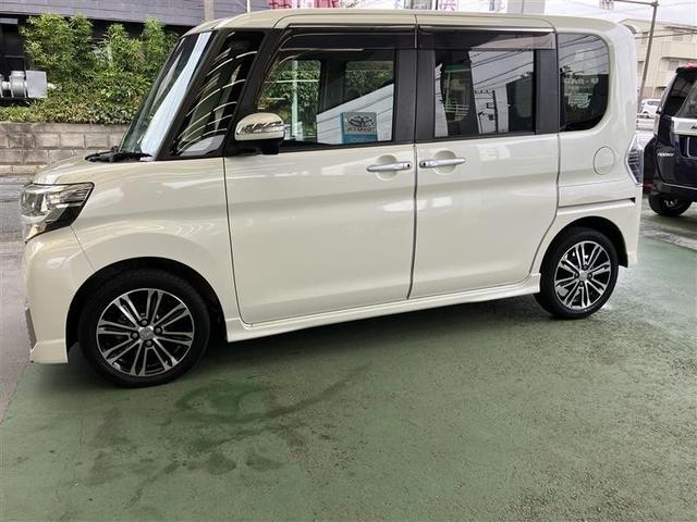 タント カスタムＲＳ　トップエディションＳＡＩＩＩ　ブレーキサポート　ＡＡＣ　Ｂモニター　両側オートスライドドア　イモビライザー　ナビＴＶ　地デジフルセグ　ＬＥＤ　ＤＶＤ再生可能　キーフリー　ＥＴＣ　Ｗエアバック　ＡＢＳ　アルミ　ＰＳ　エアバッグ（2枚目）