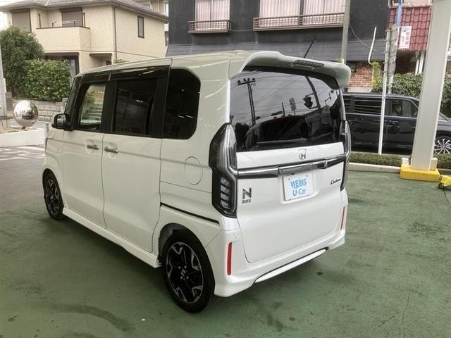 Ｎ－ＢＯＸカスタム Ｇ・ＥＸターボホンダセンシング　アルミ　Ｒカメ　クルコン　ナビＴＶ　サイドエアバッグ　整備記録簿　ＬＥＤヘットライト　ＥＴＣ　Ｆセグ　メモリーナビ　横滑り防止　ＡＵＸ　パワーステアリング　ドライブレコーダー　ＤＶＤ再生可　ＡＣ（2枚目）