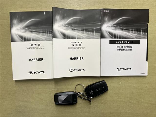 ハリアー G 衝突回避ブレーキ AUX接続 セキュリティーアラーム AAC バックモニタ- 記録簿有 1オーナ 横滑防止装置 LEDランプ スマキー キーフリー AW ETC車載器 PS パワーウインドウ TV(23枚目)